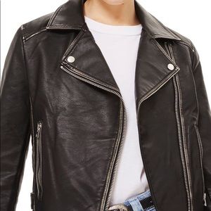 Topshop leather jacket